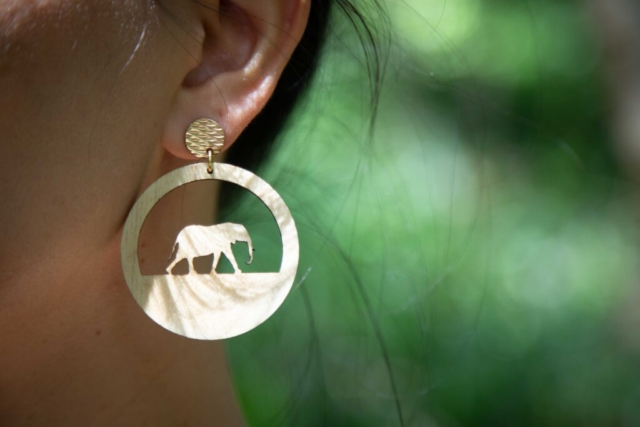 Elephant earrings - Atelier ChaNoir