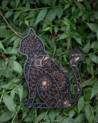 Multilayered black cat - Atelier ChaNoir