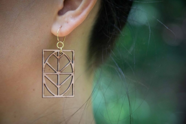 Leaf earrings - Atelier ChaNoir