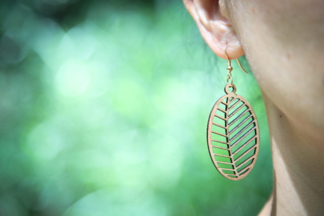 Leaf earring - Atelier ChaNoir