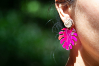 Monstera earrings - Atelier ChaNoir